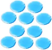 FOMIYES 10pcs Cold Eye Mask Eye Ice Pads Ice Eye Patches Cooling Eye Pads Cold Eye Pads Gel Cooling Pads Eye Cooling Gels Gel Eye Pad Cold Compress Masks Gels Bead Eye Mask Blue Pvc