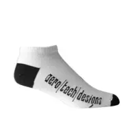Aero Tech Coolmax (TM) Socks Low Rise - No Show - Made in USA