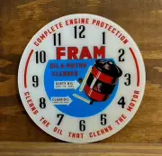14-3/8" Fram Round Replacement Clock Face for Pam Style Clock FREE SHIP