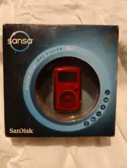 SanDisk Sansa Clip Red 2GB Digital Media Player MP3