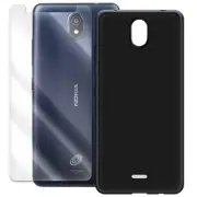 Shockproof Screen Protector+Waterproof Protective Case for Nokia C100 N152DL US