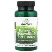 Swanson, Full Spectrum®, Turmeric, Boswellia & Tart Cherry, 60 Capsules