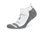 Balega Blister Resist No Show Unisex Running Socks - White - Large