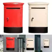Wall Mounted Mailbox Suggestion Box with Lock for Donation Charity Contest