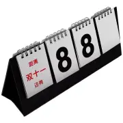 Perpetual Calendar Desk Score Board Countdown Easy to Use Office