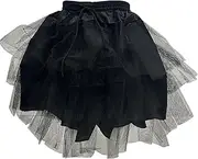 [TACKTIMES] Women's Girls' Vintage Retro Petticoat Crinoline Underskirt Kids Rockabilly Net Crinoline Skirts Swing Dress