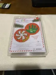 Target bullseye Clay Handprint Christmas Ornament Kit