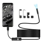 16.5FT Endoscope Camera with Light for iPhone and Android, 1920P HD IP67 Wate...