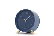 Jasper Navy Silent Alarm Clock by One Six Eight London