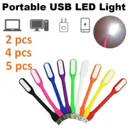 2/4/5 PCS USB LED Light Portable Book Reading Light 5V Mini USB Table Lamp Fold