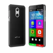 4GLte SOS Large Button High Volume Smart Senior Elderly Phone Android 12 13MP 2550mAh 3GB 32GB Charging Dock Google Easy Mode Christmas Gift COL Black
