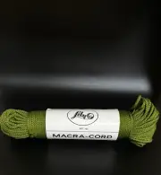 Vtg Lily Macra-Cord Macracord Macrame Cord -Dark Olive - Roll Polypropylene- USA