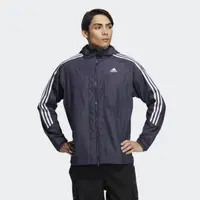 在飛比找momo購物網優惠-【adidas 愛迪達】外套 連帽外套 藍 247 WIND