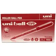 Uni-ball Eye Broad Rollerball Pens 12 Pack 1.0mm Red
