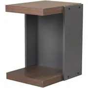 Phil Side Table New Walnut and Black Oak