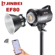 JINBEI EF80 LED Video Fill Light 80W 5500K Bowens Mount Studio Photography Light