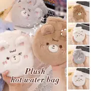350ml Cartoon Plush Hot Water Bottle Hot Water Bag Portable Home Hand Warmer