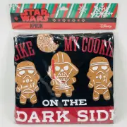 Disney Star Wars Lucasfilm Apron w/ Pockets I LIKE MY COOKIES ON THE DARK SIDE