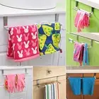 Over Door Tea Towel Holder Rack Rail Cupboard Hanger Bar Hook Kitchen
