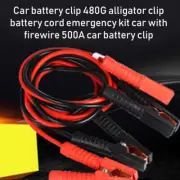 500A Jump Leads Heavy Duty Battery Start Booster Cables Car Van Truck Hujnm