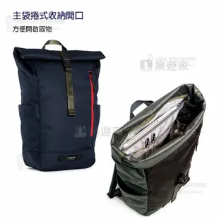 TIMBUK2 TUCK PACK捲式電腦後背包(20L)(綠黑) 現貨 款式 TIB1010-3-Reb 蝦皮直送