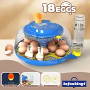 Egg Incubator Automatic Double Layer Hatcher Machine with Auto Turner 18 Eggs
