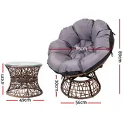 [RIGO] Gardeon Outdoor Lounge Setting Furniture Wicker Pa