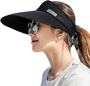 [PALAY] Sun Visor Hats for Women, Large Brim UV Protection Summer Beach Cap, 5.5''Wide Brim