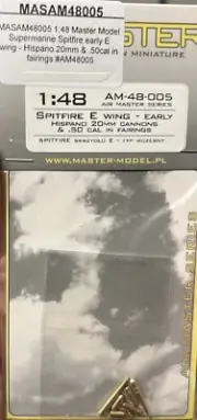 Master 48005 1/48 Supermarine Spitfire early E wing - Hispano