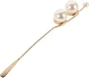 FRCOLOR Diy Manicure Accessory Set Nail Art Mixing Spatula Spoon for Powder Liquid Portable Stirring Rods for Women