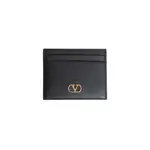 [VALENTINO] Vlogo signature card holder Black