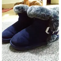 在飛比找蝦皮購物優惠-＊免運優惠＊韓國購回 兔毛可愛造型雪靴(25.5)