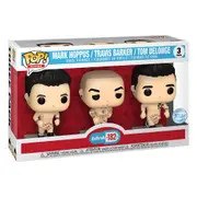 Blink 182 Mark Hoppus, Travis Barker and Tom DeLonge Streaking Funko POP! Vinyl 3-Pack