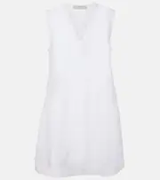 [Asceno] Asceno Derya linen minidress AU 10 white