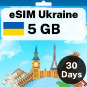 eSIM Ukraine - 5 GB - 30 Days - Travel eSIM | QR code activation
