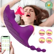 NEW Sucking Vibrator Vagina Clitoris Stimulator Egg Vibrating Panty Vibe Sex Toy