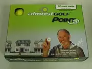 ALMOSTGOLF Point3 Limited Flight Practice Golf Balls – Realistic Spin, Trajectory, & Accuracy Foam Training Balls Pack of 10