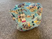 Vera Bradley Glenna Satchel Purse in Beach Treasures Bag blue Interior NWT