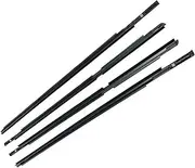 4PCS Car Door Window Glass Window Seal Moulding Trim Compatible for Toyota Yaris Hatchback 2006-2013