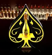 Ace of Spades Display Sign Bar Poker Room Man Cave Champagne, Vip Bottle Service