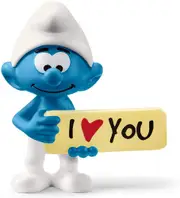 Schleich The Smurfs - Smurf With Sign
