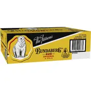 Bundaberg Rum & Cola Cans 30x375ml