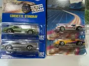 Hot Wheels Corvette Stingray -- 5 car set