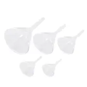 5 Pcs Laboratory Coolant Glass Funnel Environmental Friendly