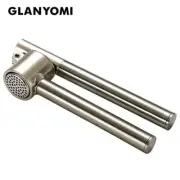 StanlessSteel Hand Squeeze Juicer Garlic Press Crusher Ginger Squeezer Slicer US
