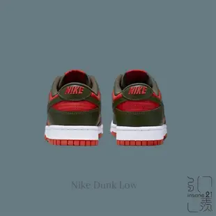 NIKE DUNK LOW "MYSTIC RED" 猛鬼克魯格 橄欖綠深紅 DV0833-600【Insane-21】