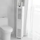 118CM Bathroom Storage Cabinet Organiser Cupboard Shelf Tall Slim Laundry-Toilet