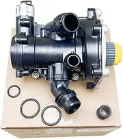 Water Pump Thermostat Housing Assembly 06L121111H,06L121011B ，Compatible For A3,A4,A5,A6,A7,A8,Q5,Q7 2015-,TT 1.8/2.0
