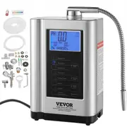 VEVOR Alkaline Water Ionizer Machine, pH 3.5-10.5 Alkaline Acidic Hydrogen Water Purifier, 7 Water Settings Home Filtration System, Up to -550mV ORP,