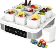 Yoghurt Maker for Delicious Homemade Yogurt in Perfect Consistency 9 Glas